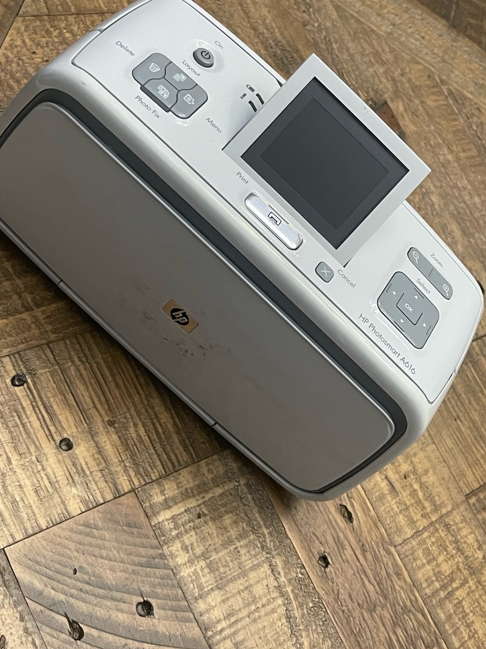 HP Photosmart A616 compact photo printer-not tested-for parts